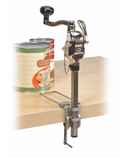 Dụng Cụ Mở Hộp Thủ Công Nemco 56050-2 Compact Không Bánh Răng Kẹp Dưới Sức Chứa 10 Hộp Inox Nhôm