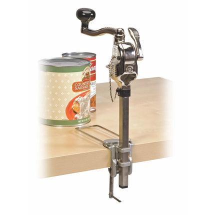 Dụng Cụ Mở Hộp Thủ Công Nemco 56050-2 Compact Không Bánh Răng Kẹp Dưới Sức Chứa 10 Hộp Inox Nhôm