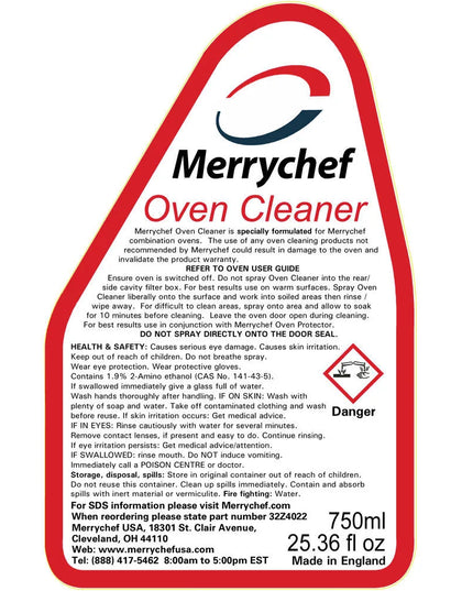 Dung Dịch Tẩy Rửa Lò Merrychef 32Z4144