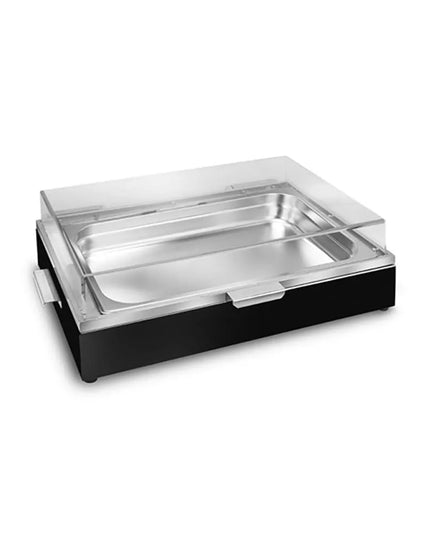 Eastern Tabletop 9080MB 8 qt Cold Rectangular Chafer w/ Hinged Lid