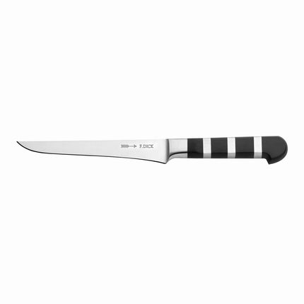 F. DICK | 1905 Boning Knife – 150 mm Blade - Black/Silver Handle