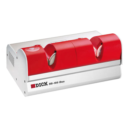 F. DICK | Commercial RS-150 Duo Electric Knife Sharpener – Diamond & Honing Wheels - Red - 75 W