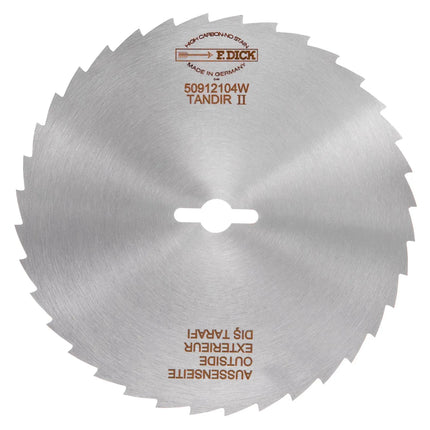 F. DICK | Doner Kebab Slicer Blade Ø120 mm – serrated edge - stainless steel - Made in Europe