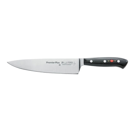 F. DICK| Premier Plus Chef's Knife – 21 cm blade - X50CrMoV15 steel - black handle