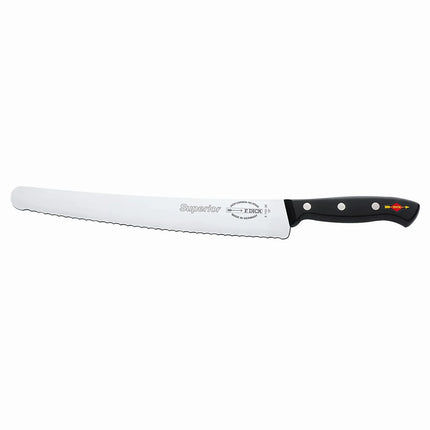 F. DICK | Superior Serrated Pastry Knife 26 cm – Black/Silver Handle - X55CrMo14