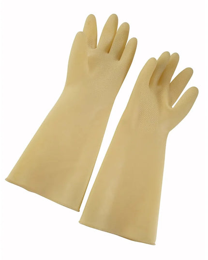 Găng Tay Cao Su Latex Winco NLG-916 Cỡ Vừa, Màu Vàng