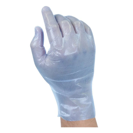 Găng Tay Dùng Một Lần Đa Năng Hybrid Polyethylene Handgards 303363564 - Không Bột, Màu Xanh, Cỡ XL