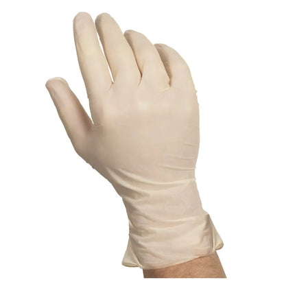 Găng Tay Dùng Một Lần Đa Năng Latex Handgards 304750142 - Không Bột, Màu Ngà, Cỡ M