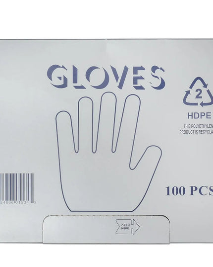 Găng Tay Dùng Một Lần Đa Năng Poly LK Packaging HGLV - Không Bột, Trong Suốt, Một Cỡ