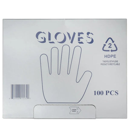 Găng Tay Dùng Một Lần Đa Năng Poly LK Packaging HGLV - Không Bột, Trong Suốt, Một Cỡ
