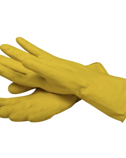 Găng Tay Latex Lót Bông San Jamar 620-M Cỡ Vừa, Màu Vàng