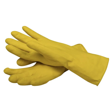 Găng Tay Latex Lót Bông San Jamar 620-M Cỡ Vừa, Màu Vàng
