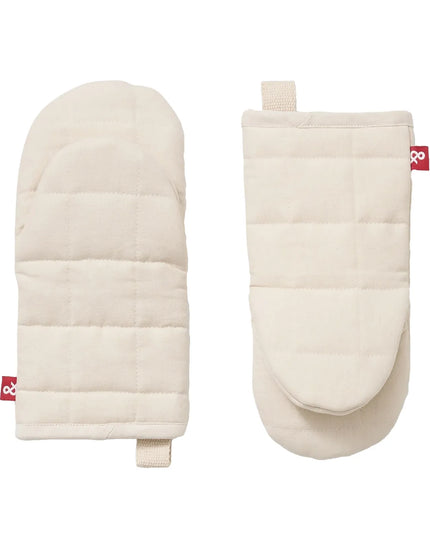 Găng Tay Lò Nướng Kiểu Rối Hedley & Bennett HB001701 27 cm - Cotton, Trắng Yến Mạch
