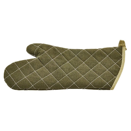 Găng Tay Lò Nướng Winco OMF-15 38 cm - Cotton, Xanh Lá