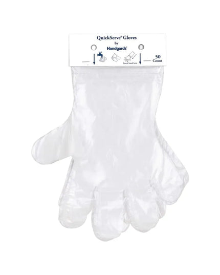 Găng Tay Poly Dùng Một Lần Handgards 303362365 - Không Bột, Trong Suốt, Vừa Mọi Cỡ