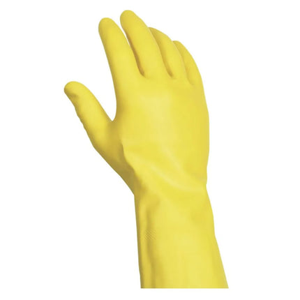 Găng Tay Vệ Sinh Latex Handgards 303400533 Dài 30.5 cm, Màu Vàng