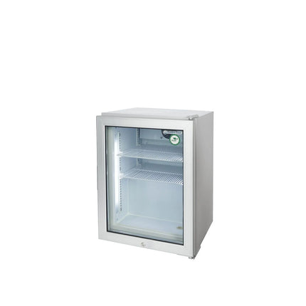 GASTRO-COOL | Commercial Glass Door Mini bar Freezer – 51 L – -23 to -18 °C – Silver