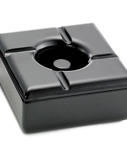 Gạt Tàn Thuốc Chống Gió Tablecraft WPA5BK Melamine Hình Vuông Màu Đen 12.7 cm
