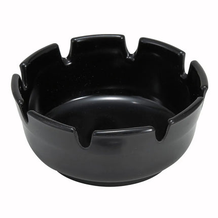 Gạt Tàn Thuốc Tròn Winco MAS-4K Melamine Đen 10.2 cm