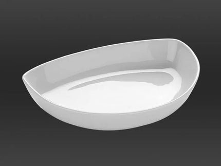 GGM Gastro (1 Cái) Đĩa Sâu Lòng - Sứ - 210x160mm - Trắng