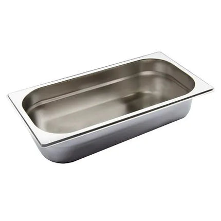 GGM Gastro (1 Cái) Khay Đựng Thực Phẩm GN 1/3 Thép Không Gỉ - Sâu 67mm