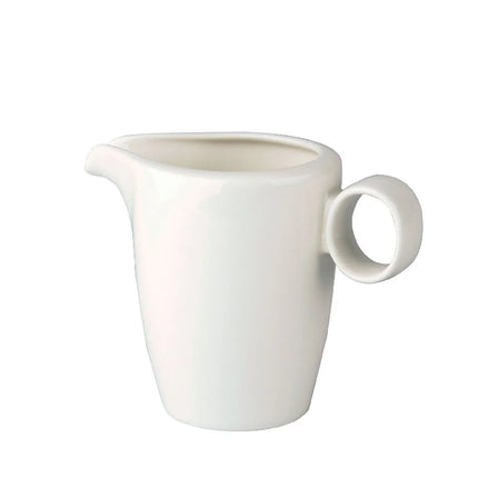 GGM Gastro (1 pcs) LUX | Maastricht - Milk jug - 150ml - Porcelain - Ivory - CE‑stamped; Microwave and oven safe; Heat resistant up to 300°C