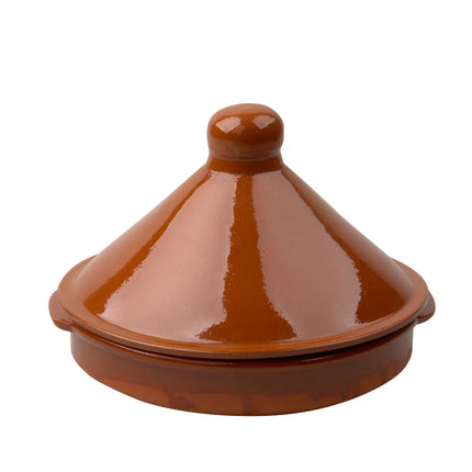 GGM Gastro (1 pcs) Tapas Bowl with Lid - CLASSICO - Stoneware - round - Ø 230mm - Brown