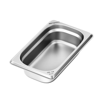GGM Gastro (1 piece) – Stainless Steel Gastronorm Pan GN 1/4 – Height 65 mm