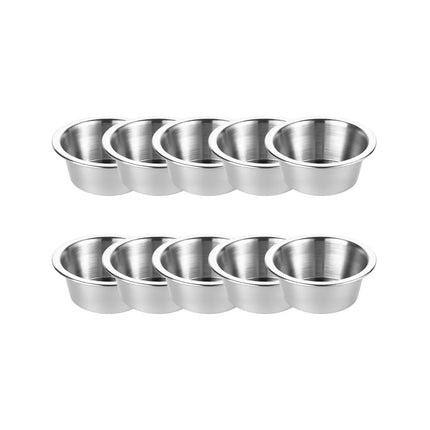 GGM Gastro (10 Cái) Chén Đựng Sốt - Thép Không Gỉ - Tròn - Ø60mm