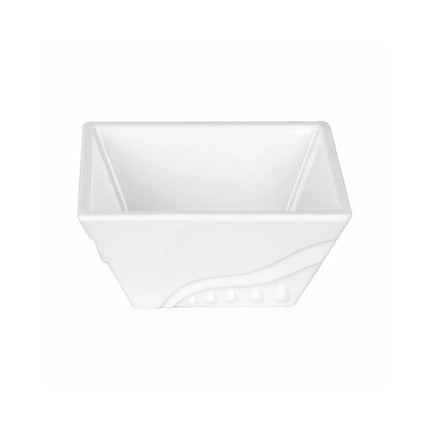 GGM Gastro (10 pcs) Bowl - Melamine - square - 220x220mm - Depth: 100mm - White