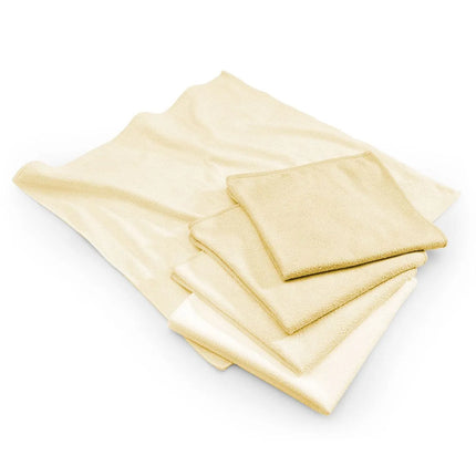 GGM Gastro (10 pcs) Microfibre Cleaning Cloths - 400x400mm - Yellow