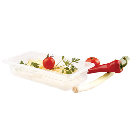 GGM Gastro (12 Cái) Khay GN 1/3 Polypropylene - Mờ - 2.4L - Cao 65mm