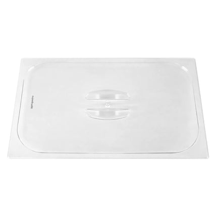 GGM Gastro (12 Cái) Nắp GN 1/1 Polycarbonate - Trong Suốt - 530x325x27mm
