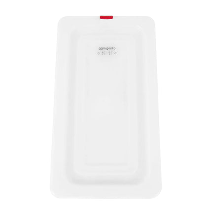 GGM Gastro (12 Cái) Nắp GN 1/3 Polypropylene - Trong Suốt - 325x176mm - Cao 17mm
