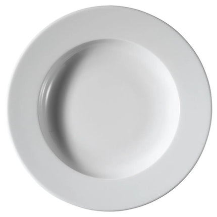 GGM Gastro (12 Cái) PERA - Đĩa Sâu Lòng - Sứ - Ø300mm - Trắng