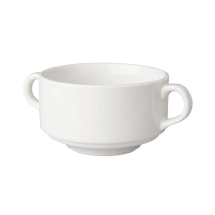 GGM Gastro (12 pcs) BUDGETLINE - Handled Soup Cup - Mammoet - Ø 105mm - 300 ml - White