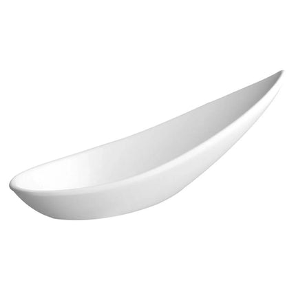 GGM Gastro (12 pcs) Canape spoon - FRIENDLY - PET - 110mm - White