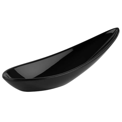 GGM Gastro (12 pcs) Canape spoon - FRIENDLY - PET (recycled) - 110mm - Black