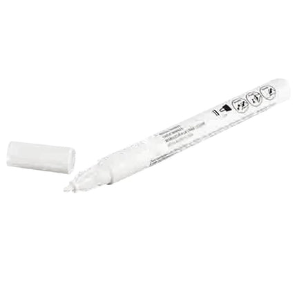 GGM Gastro (12 pcs) Chalk Marker Set (Ø10mm) - Polypropylene - 130x10x10mm - White