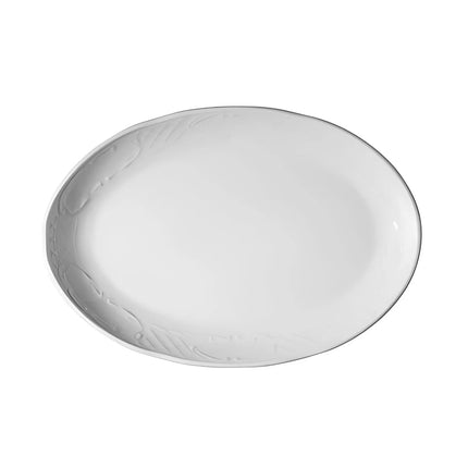 GGM Gastro (12 pcs) CLASSICO | Platter - oval - Porcelain - 230x230mm - White