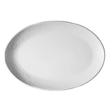 GGM Gastro (12 pcs) CLASSICO | Platter - oval - Porcelain - 320x320mm - White