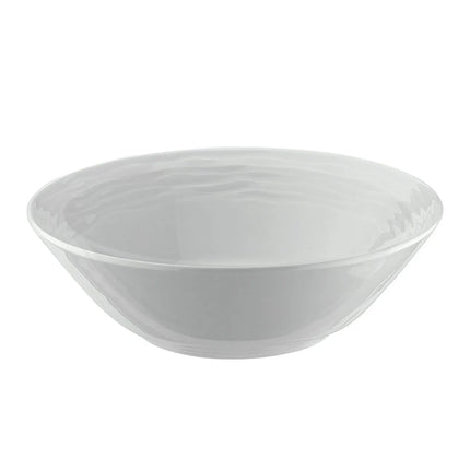 GGM Gastro (12 pcs) Dessert Bowl - SEA WAVE - Porcelain - round - Ø 230mm - White