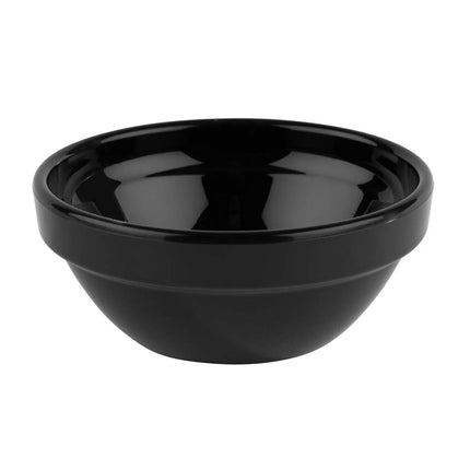 GGM Gastro (12 pcs) Dipping Pot - FRIENDLY - PET - 20ml - round - Ø60mm - Black