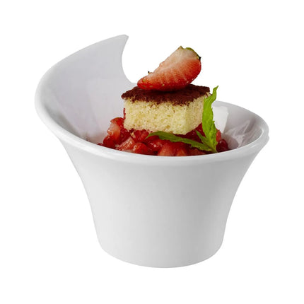 GGM Gastro (12 pcs) Dipping Pot - FRIENDLY - PET - 70ml - 85x70mm - White