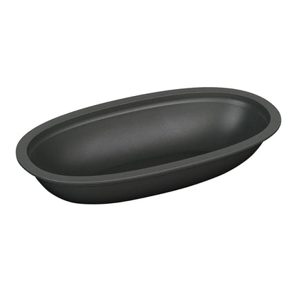 GGM Gastro (12 pcs) Food Lidding Tray - 500ml - Oval - Grey