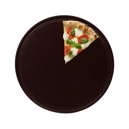 GGM Gastro (12 pcs) Pizza Plate - flat - Polyethylene - Ø300mm - Brown