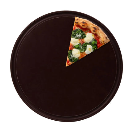 GGM Gastro (12 pcs) Pizza Plate - flat - Polyethylene - Ø360mm - Brown