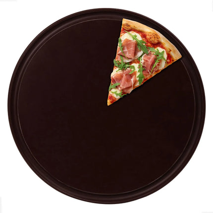 GGM Gastro (12 pcs) Pizza Plate - Polyethylene - Ø280mm - Brown