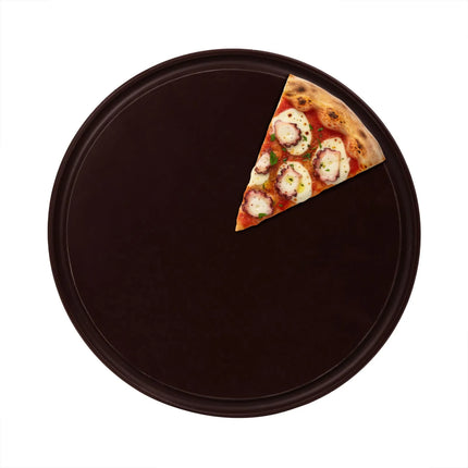 GGM Gastro (12 pcs) Pizza Plate - Polyethylene - Ø320mm - Brown