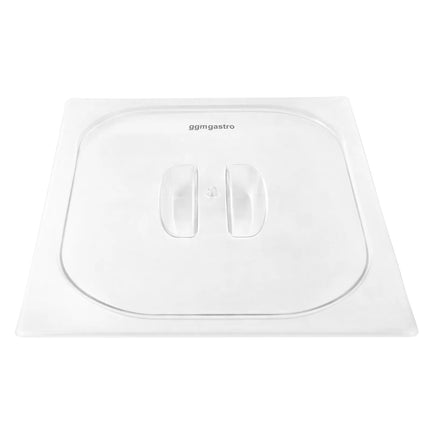 GGM Gastro (12 pcs) Polycarbonate Lid GN 1/2 - Clear - 325x265x26mm